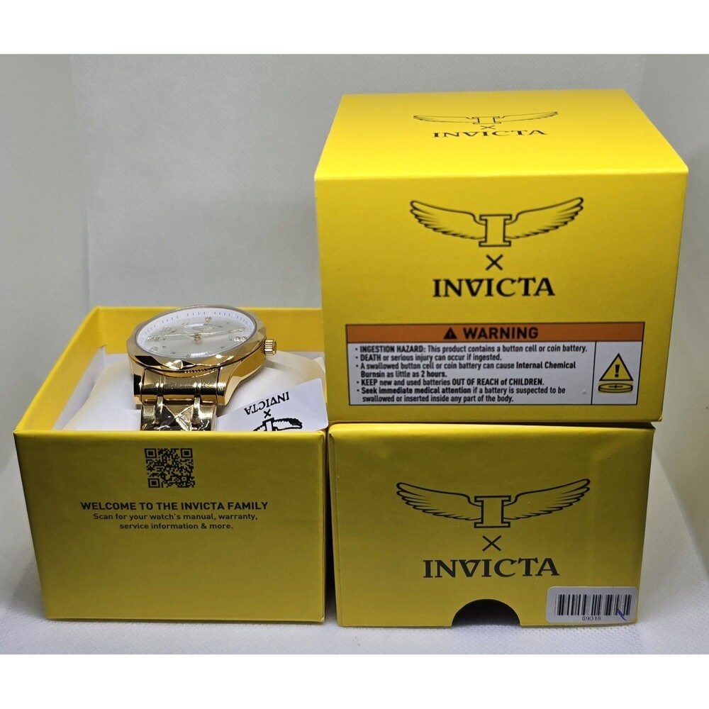 Invicta Specialty I by Invicta Men's Watch 41mm White Dial Gold 69018 Brand New - Picture 3 of 7